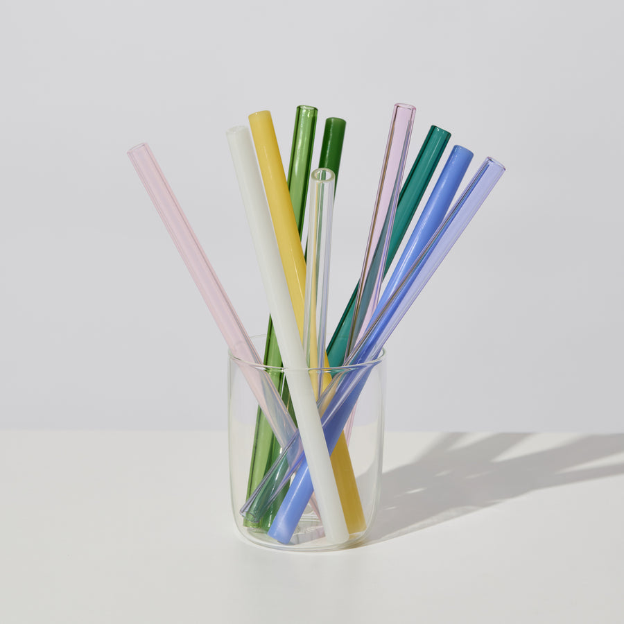 SIPPY STRAWS SET OF 4 + BRUSH CLEANER