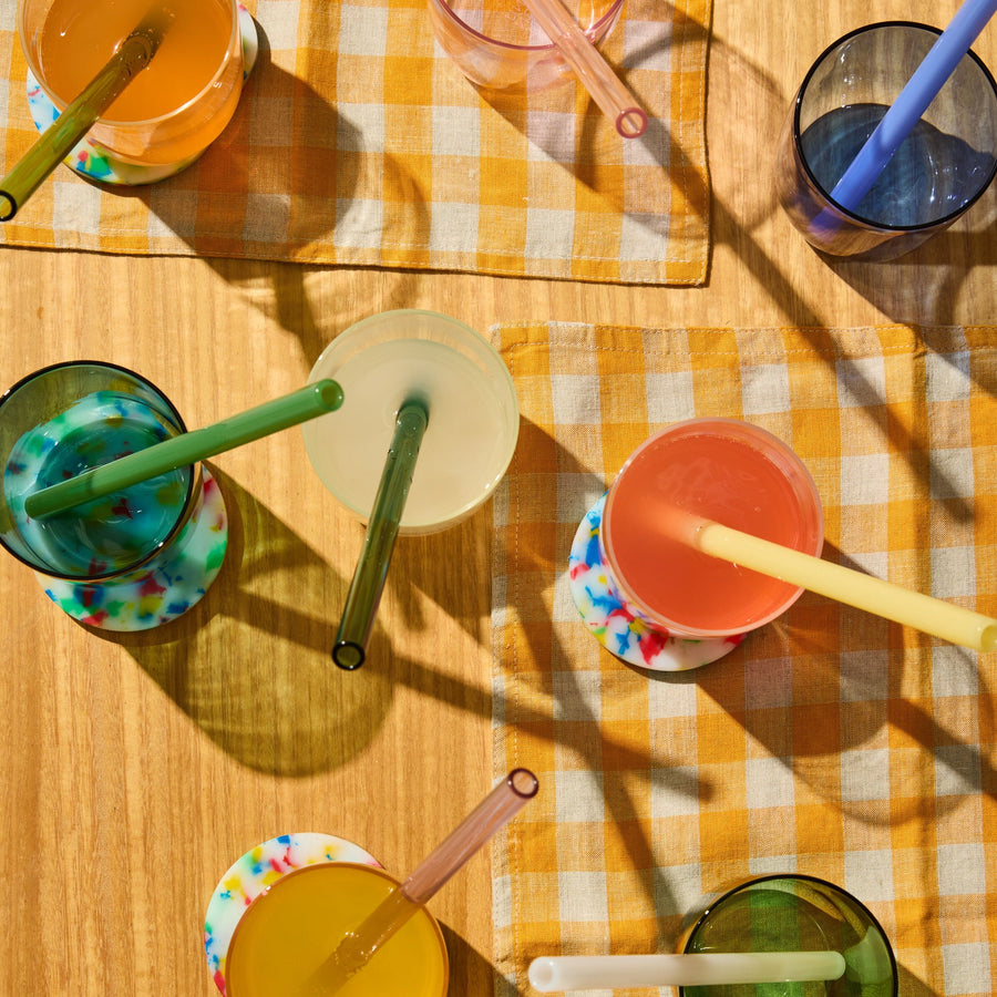 SIPPY STRAWS SET OF 4 + BRUSH CLEANER