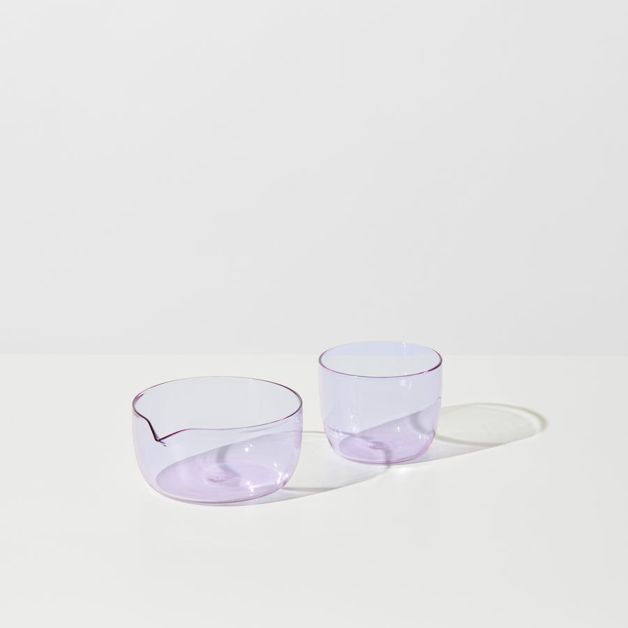 MATCHY MATCHA BOWL + CUP IN LILAC