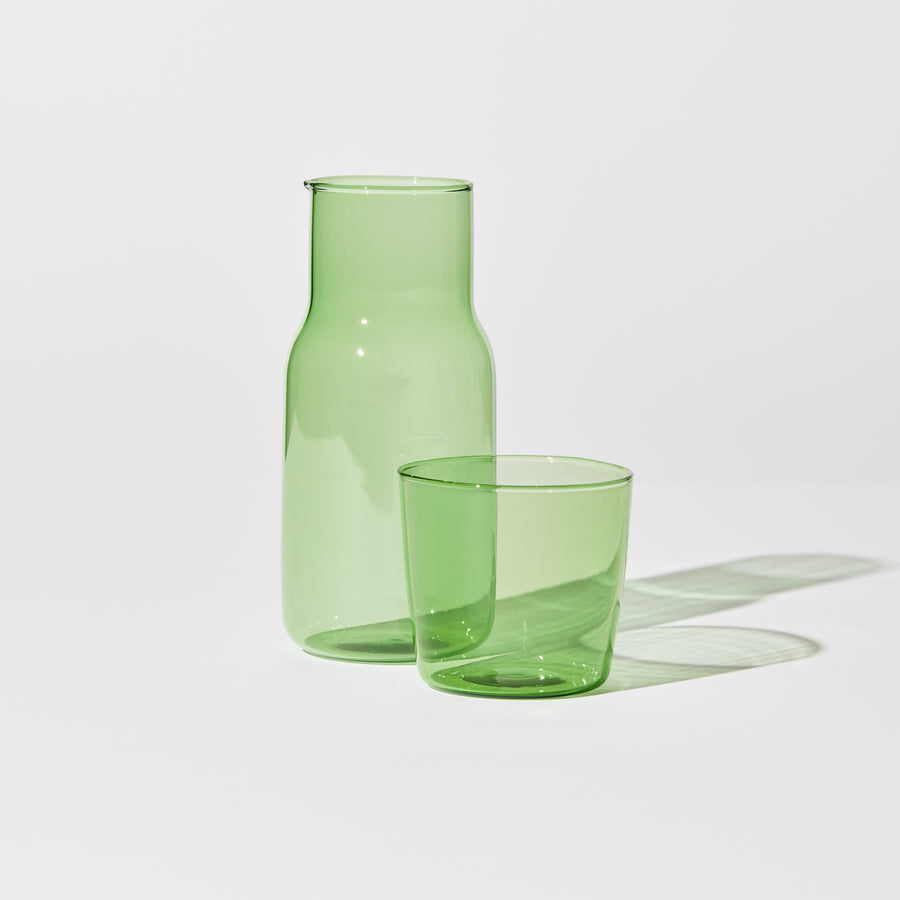 MINI CARAFE AND CUP SET IN GREEN