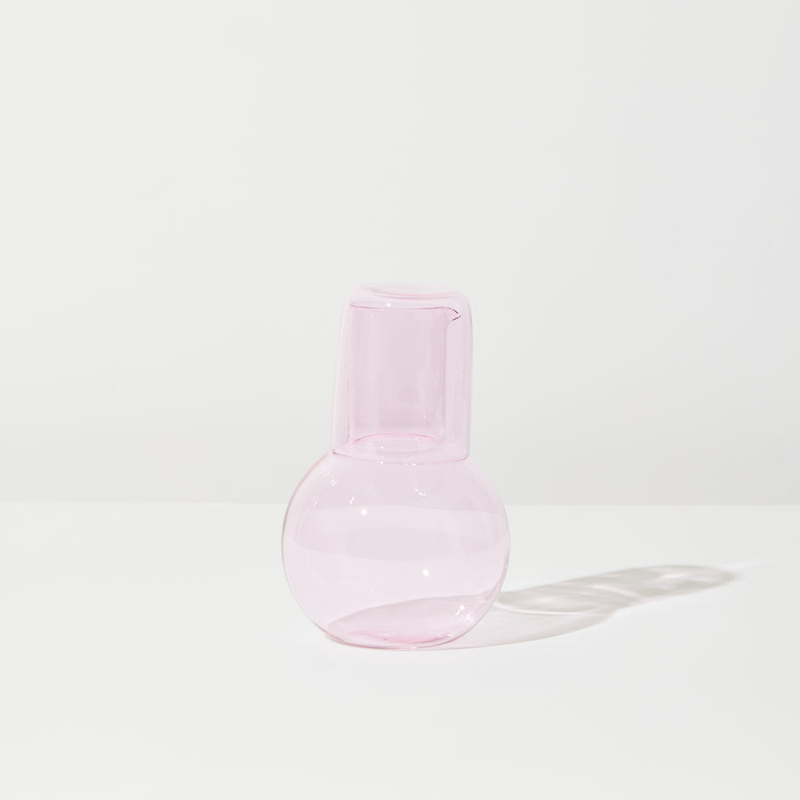 BELLY CARAFE + CUP SET IN PINK