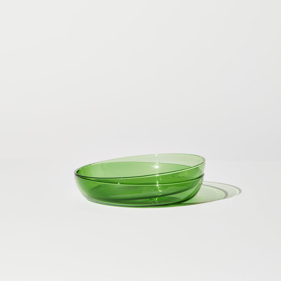 ABRACADABRA SET OF 2 PLATES IN GREEN