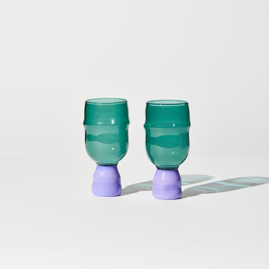 SHOW PONY GLASSES - TEAL SET