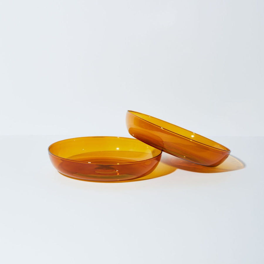 ABRACADABRA SET OF 2 PLATES IN AMBER