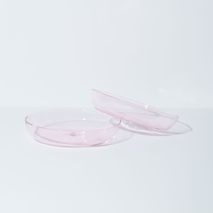 ABRACADABRA SET OF 2 PLATES IN PINK