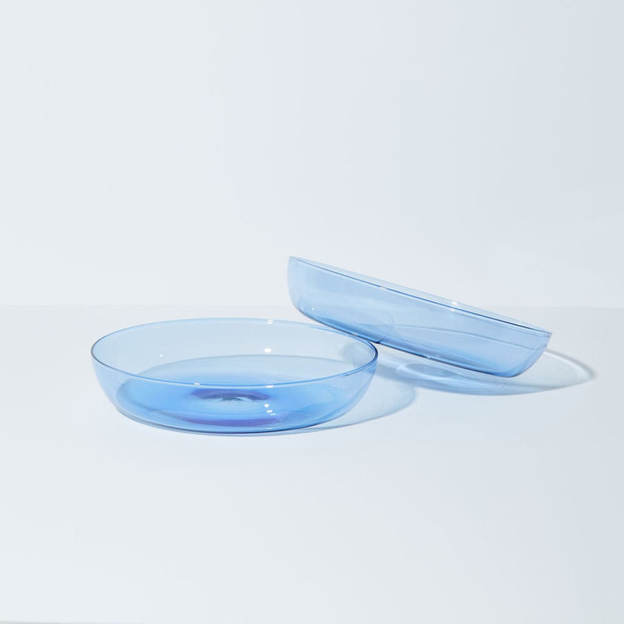 ABRACADABRA SET OF 2 PLATES IN BLUE