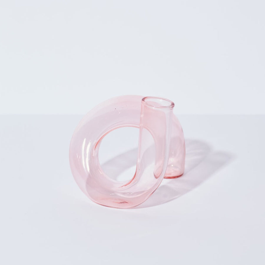 TWIST VASE/CANDLE HOLDER IN PINK