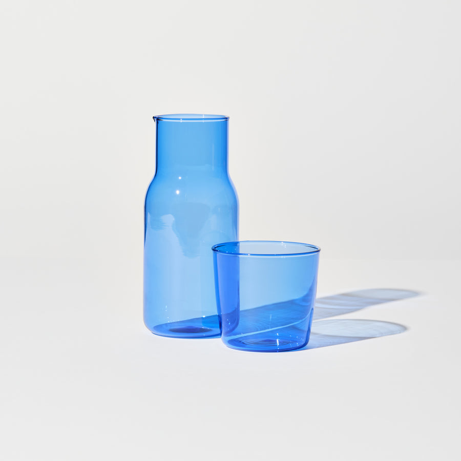 MINI CARAFE + CUP SET IN BLUE