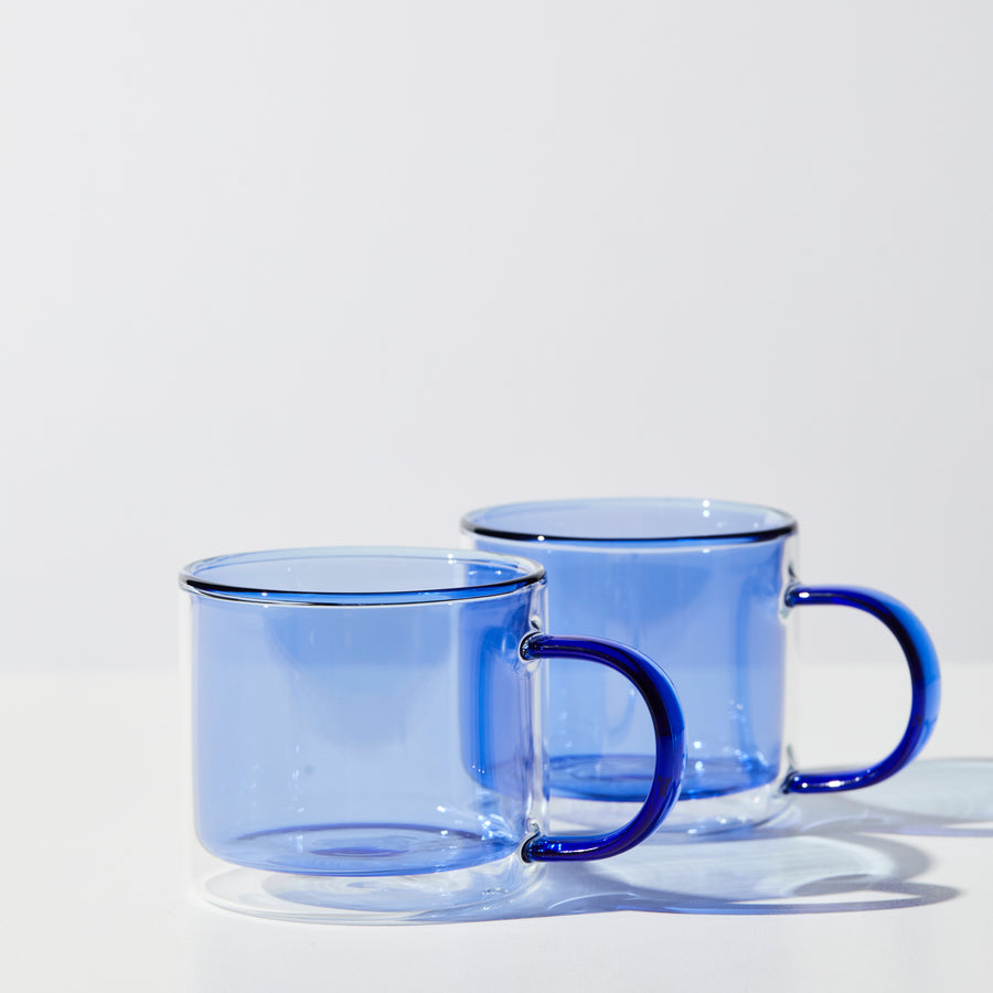 DOUBLE TROUBLE CUP SET IN BLUE