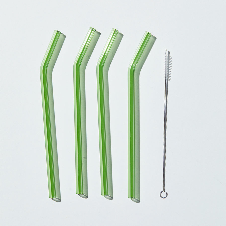 SUCK UP STRAW SET IN GREEN